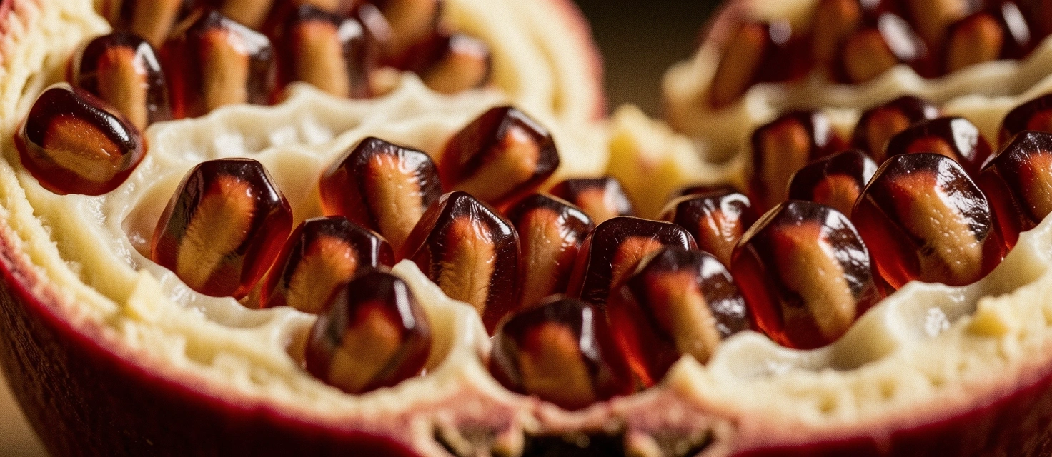 Pomegranate texture representing vitality and health